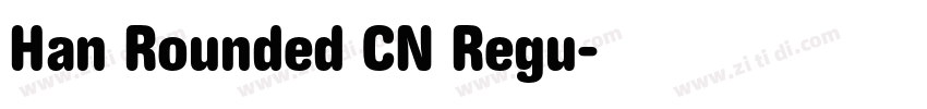 Han Rounded CN Regu字体转换